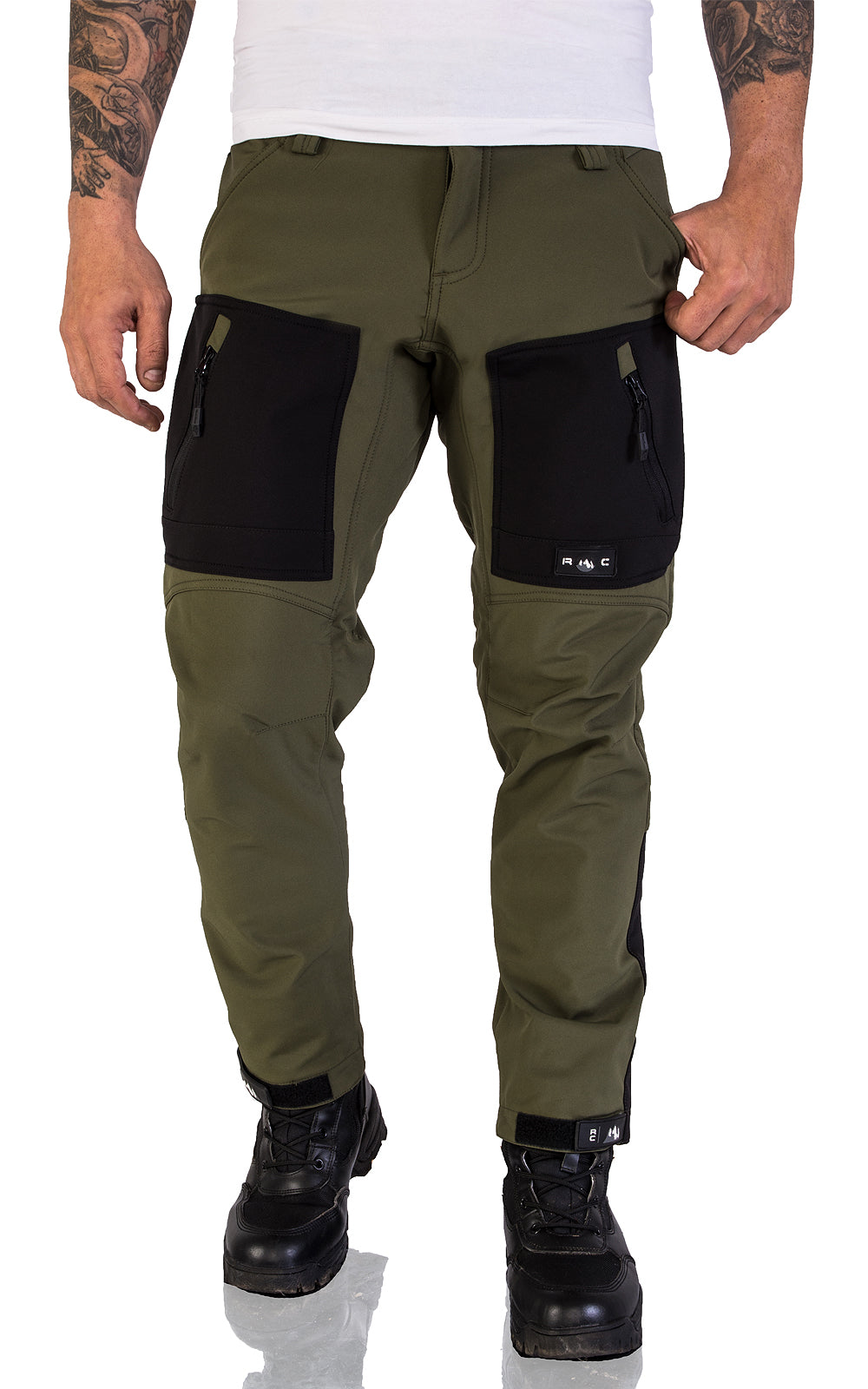 Pantaloni da uomo – con chiusura a cerniera e tasche