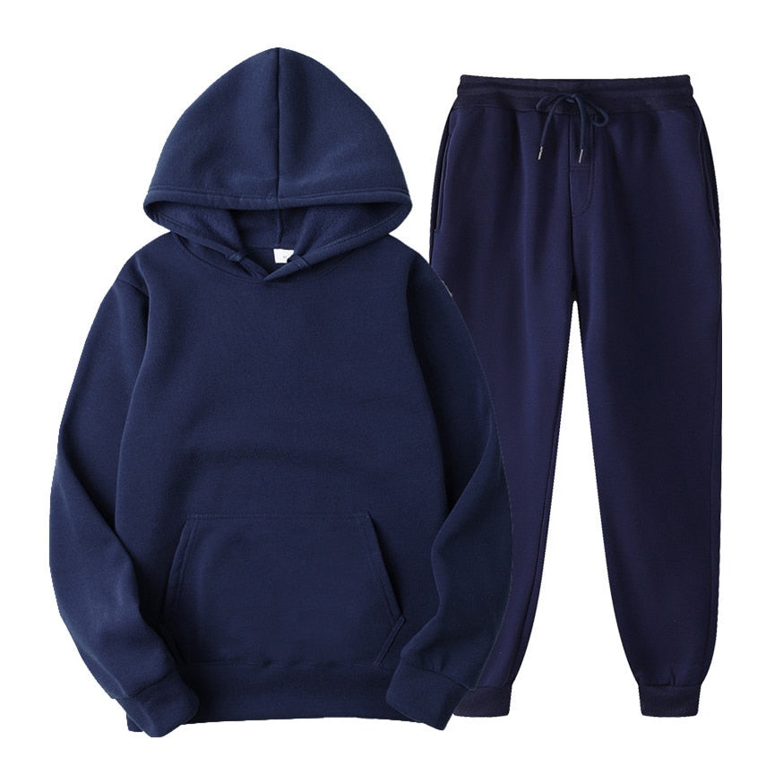 Marcellis – Completo da casa unisex con cappuccio e tasche