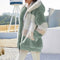 Faylura – Women’s Soft Plush Fluffy Hooded Cardigan