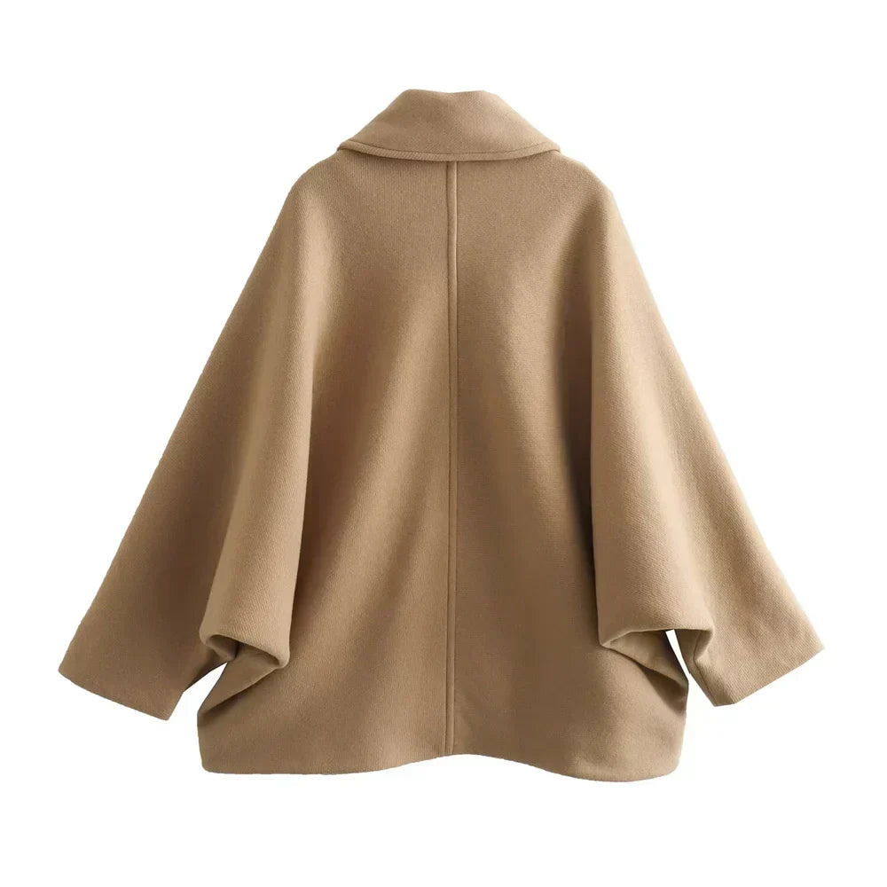 Calvera – Veste ample pour femme en mélange de laine