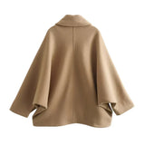 Calvera – Veste oversize en mélange de laine pour femmes