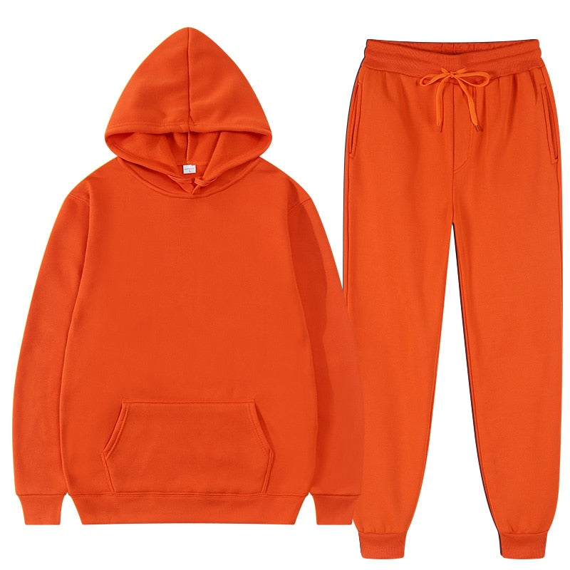 Marcellis – Completo da casa unisex con cappuccio e tasche