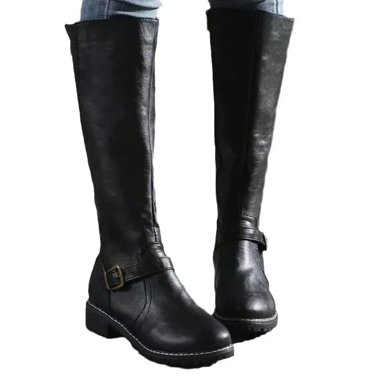 Nelina – Dames Premium Orthopedische Leren Laarzen