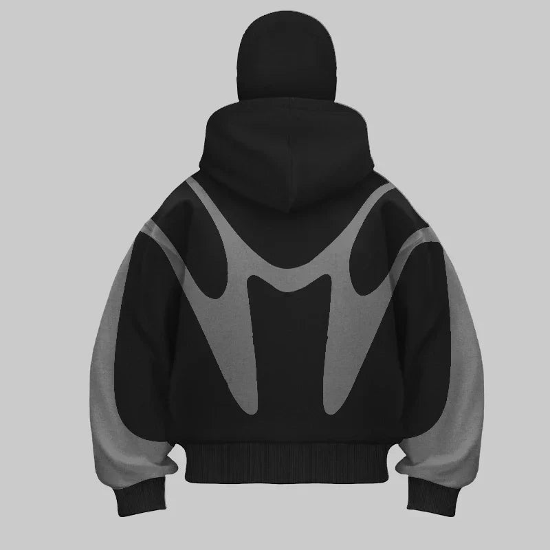 Draxen – Sweat à capuche pour homme avec cagoule intégrée et design audacieux de style urbain