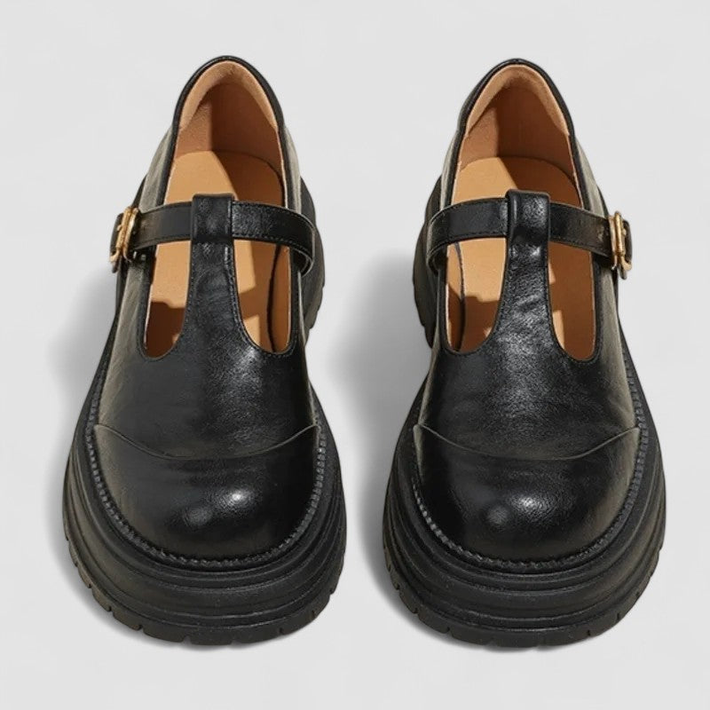 Zinnia – Plattform T-Riemen Freizeitschuhe für Damen