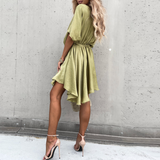 Bellavique - Krølfri slå-om-kjole