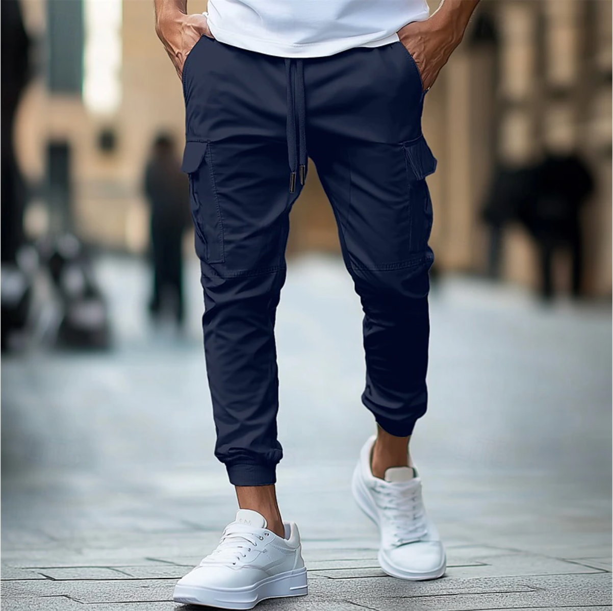 Lionor – Calças Cargo para Homem com Bolsos Espaçosos