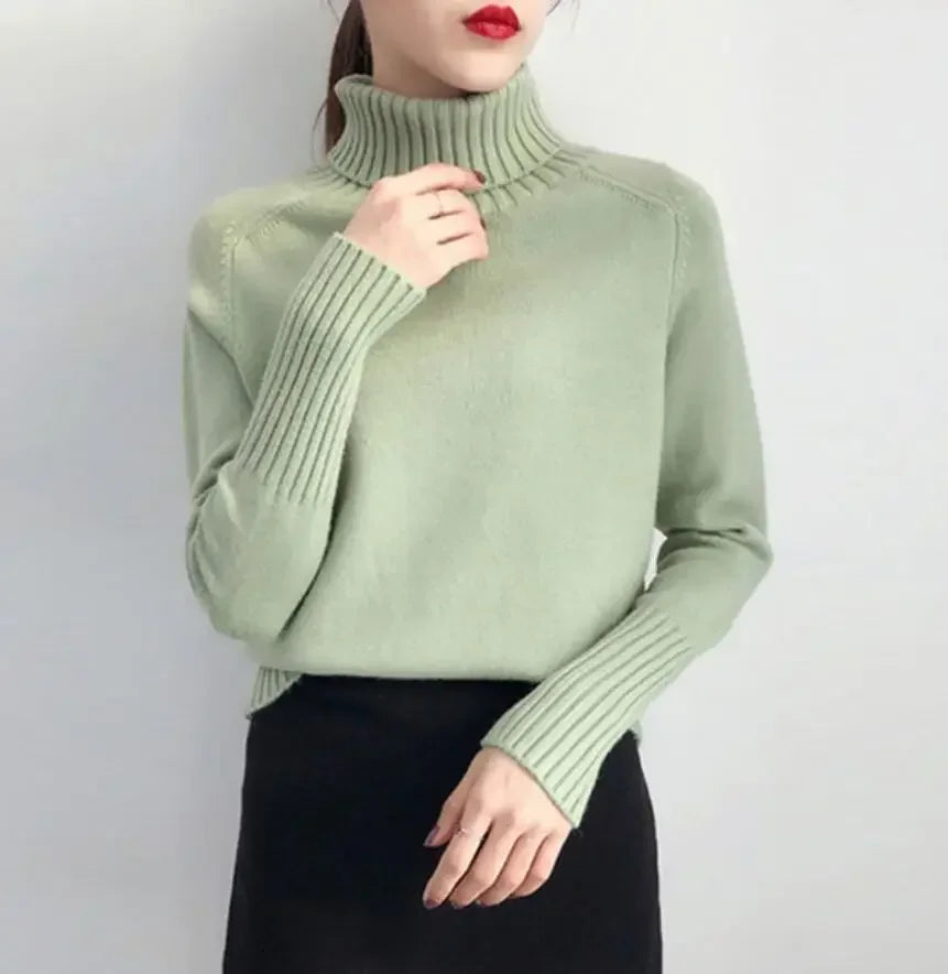 Lysandra – Dámský kašmírový rolákový svetr