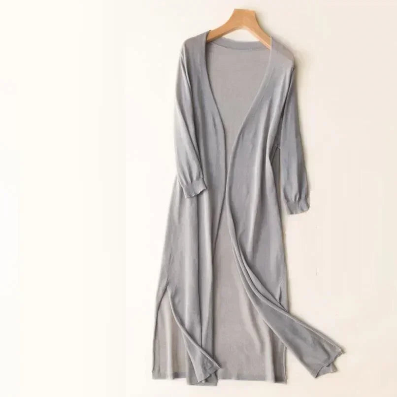 Aluretta – Cardigan leggero lungo da donna