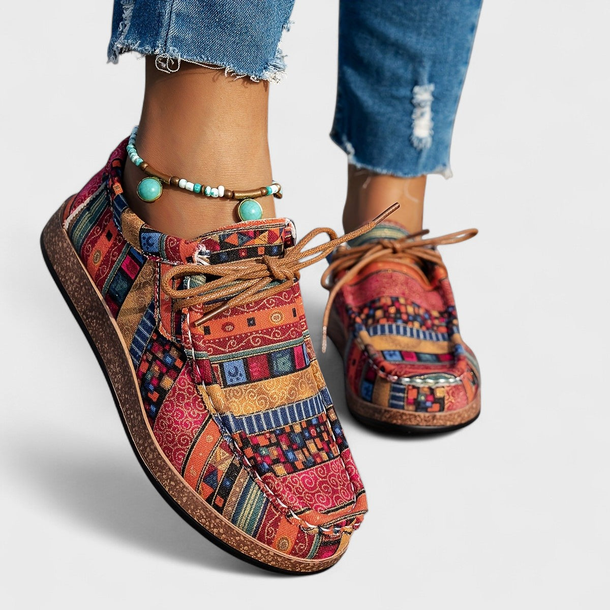 Lozenra - Scarpe da donna ortopediche con suola ammortizzata per il massimo comfort
