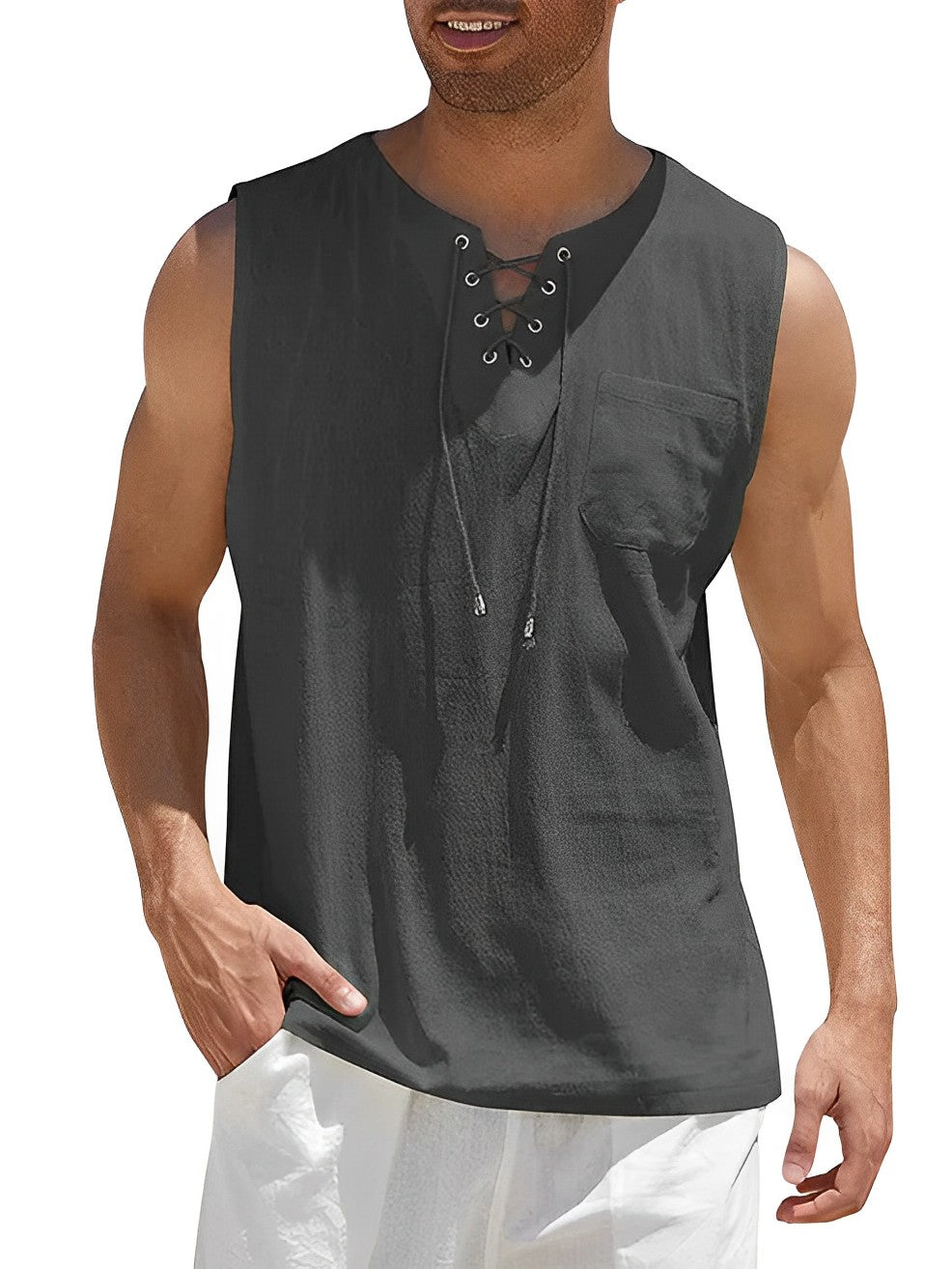 Dane – Loose Fit Mens Summer Tank Top