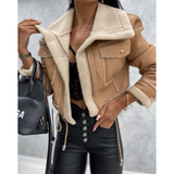 Veste courte pour femmes – Manteau à coupe moderne