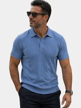 Montrivo - Modernes strukturiertes Herren Polo