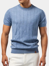 Mondero - Herren Strick T-Shirt Pullover