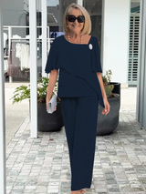 Daiselle – Elegantes zweiteiliges Hosen-Set für Damen