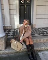 Elarise – Manteau oversize en laine pour femmes