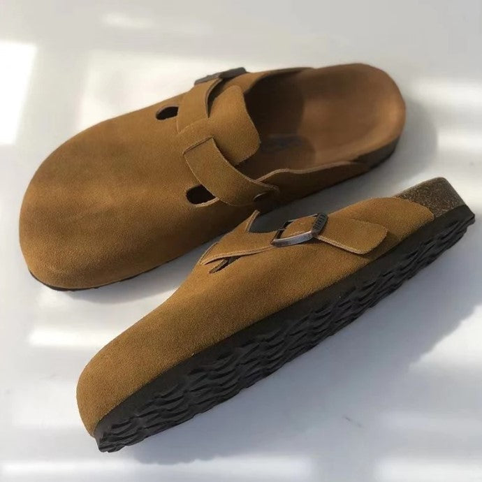 Torvyn – Sandálias Boston de Couro Unissexo Premium