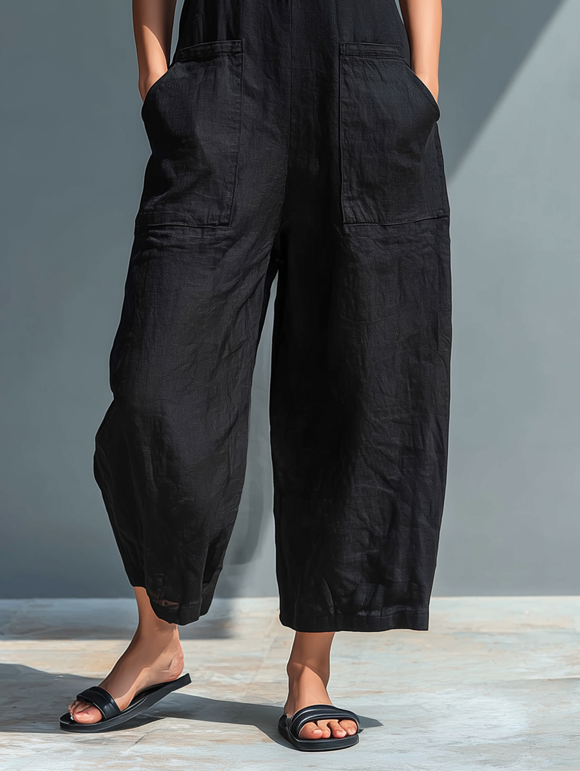 Claudia – Minimalist Linen Women’s Jumpsuit