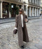 Elvoura – Manteau long croisé pour femme
