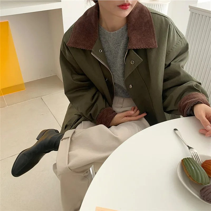Lisa - Giacca con cappuccio da donna con tasche