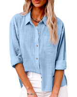 Clarissa - Chemise ample à manches longues pour femmes