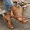 Chlovera – Platte sandalen met enkelbandje