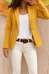 Calyra – Blazer de Senhora Ajustado para Escritório