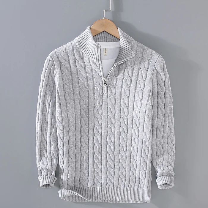 Levoro – Camisola Clássica de Lã para Mulher