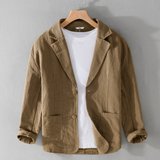 Valeriohn - Blazer para hombre de corte relajado