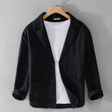 Valeriohn - Blazer para hombre de corte relajado