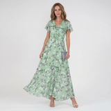 Pymira – Elegant blomstret maxikjole
