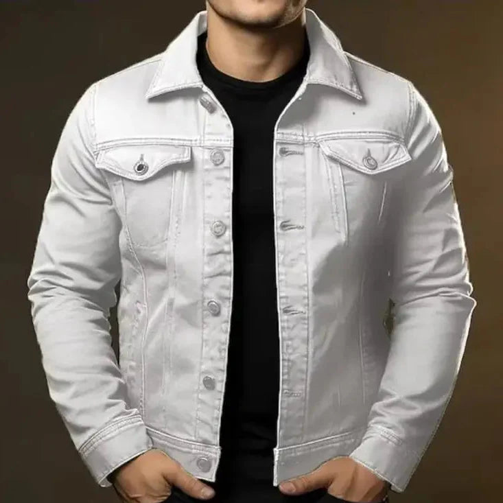 Darien – Herren Langarm Frühlingsjacke mit Kragen
