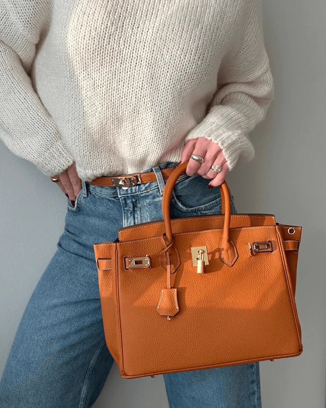 Valmorie - Dames Echt Leren Handtas Dagelijkse Elegantiek