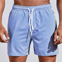 Theorien - Stribede hurtigttørrende badeshorts