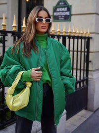 Calantha - Veste bomber oversize pour femmes