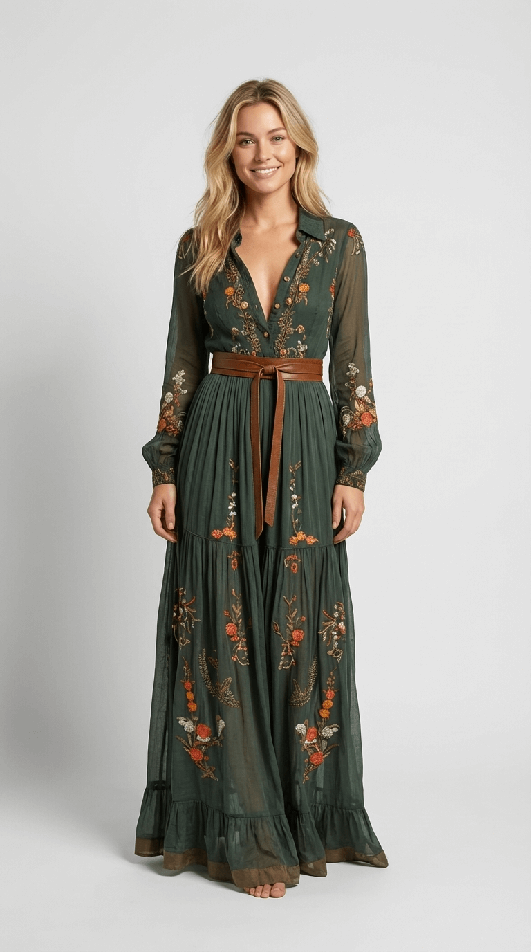 Solmiria – Boho Maxi Dress
