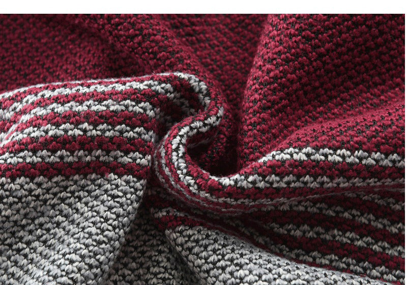 Maelric – Pull à capuche zippé doublé en polaire pour homme