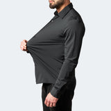 Damiaro – Herren knitterfreies Stretchhemd