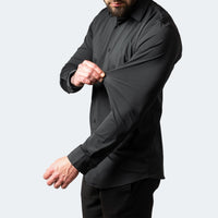 Damiaro – Herren knitterfreies Stretchhemd