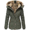 Veste à col pour femmes - Motif à bordure texturée
