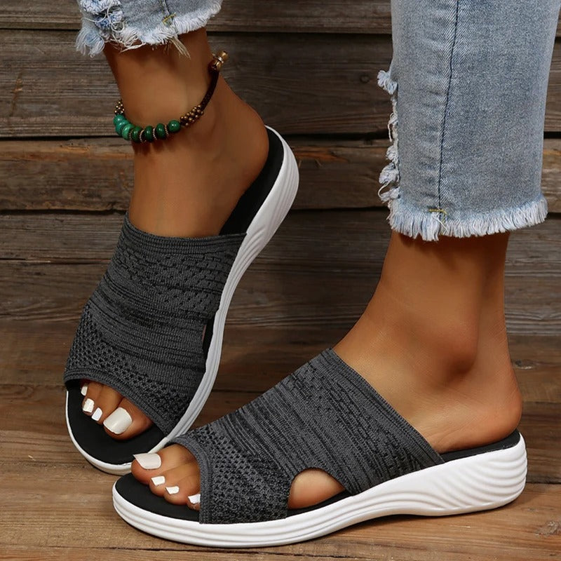 Faithe - Orthopedic Slip On Slide Sandals for Women