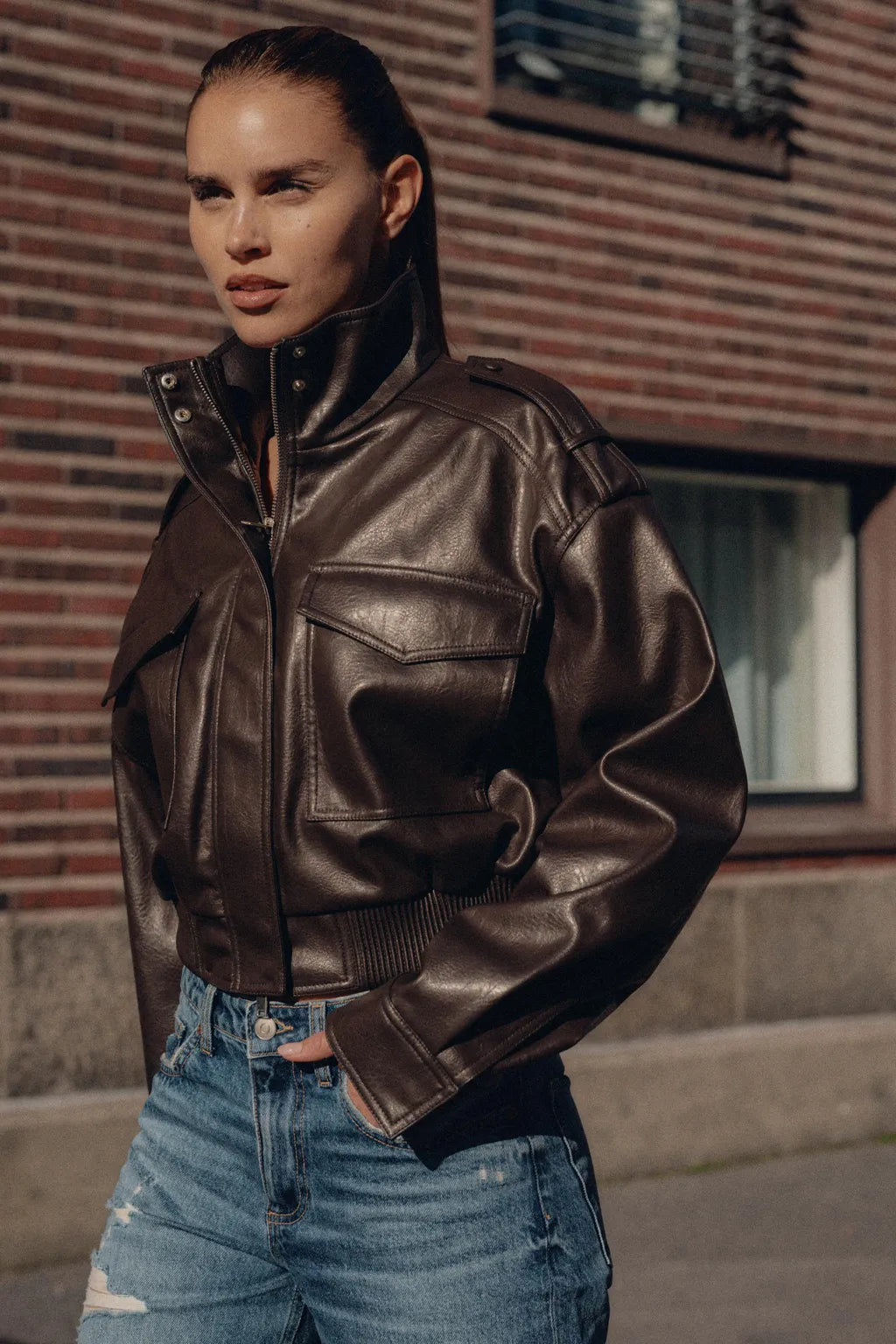 Laurenna – Dámská motorkářská bunda na zip