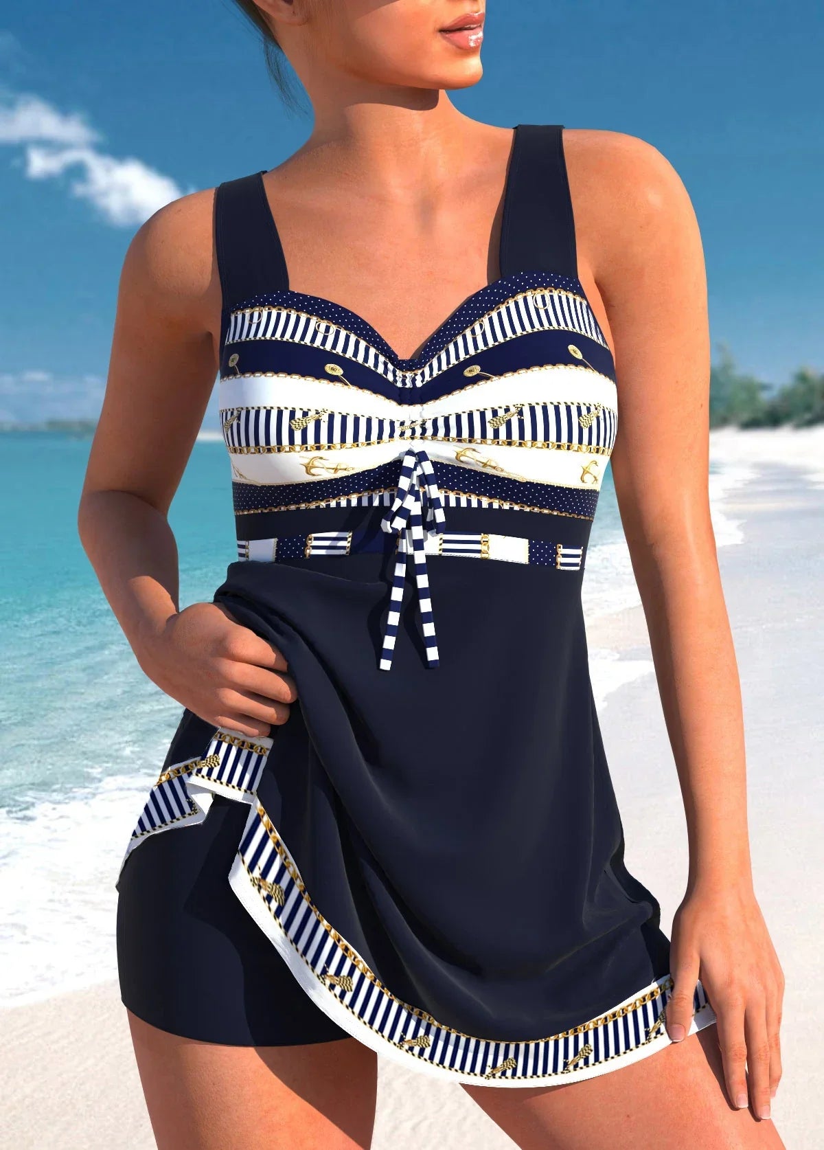 Mirana – Fato de Banho Tankini Leve e Confortável para Mulher